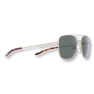 Gold/Havana Frame | Green Lens