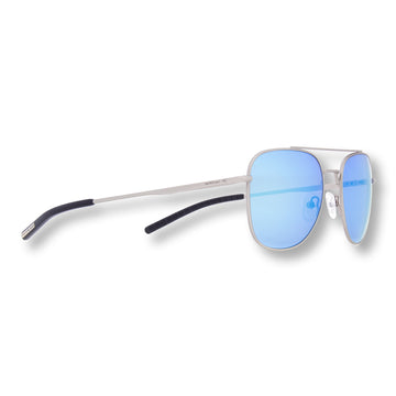 Silver/Black Frame | Blue Lens